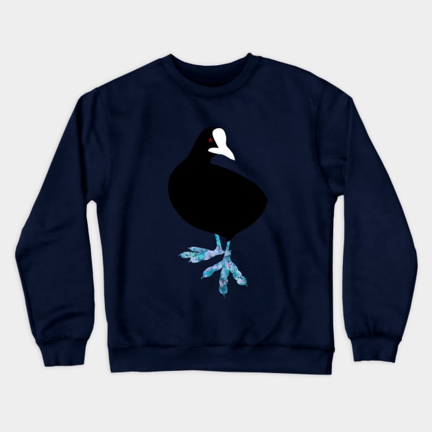 Common Coot - the abstract Bird Crewneck Sweatshirt by Hayh0